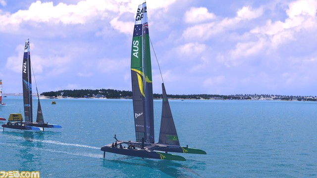 水上を飛ぶように走るセーリングレース『ハイドロフォイルジェネレーション』正式版が本日（11/8）発売。風向きや波の状態、海流を読み解き、トップを目指せ