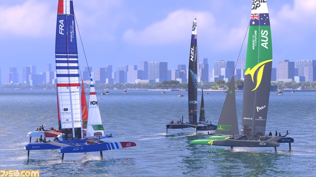 水上を飛ぶように走るセーリングレース『ハイドロフォイルジェネレーション』正式版が本日（11/8）発売。風向きや波の状態、海流を読み解き、トップを目指せ