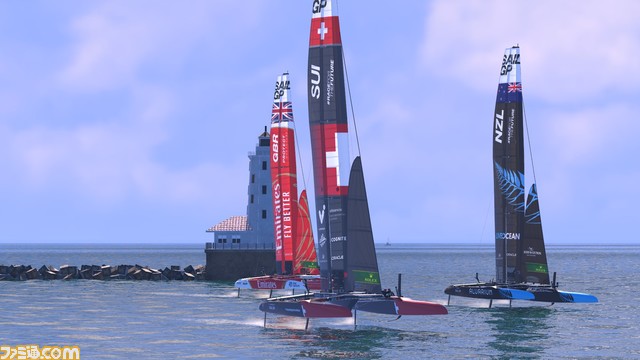 水上を飛ぶように走るセーリングレース『ハイドロフォイルジェネレーション』正式版が本日（11/8）発売。風向きや波の状態、海流を読み解き、トップを目指せ