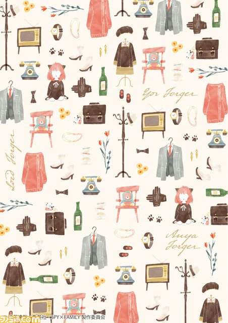 『スパイファミリー』4種類のオリジナルデザインが採用された限定グッズが12/6より発売。ノートセットやボールペンなどの文房具、マグカップが登場