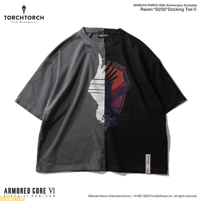 『アーマード・コア6』“TORCH TORCH”とのコラボTシャツが11/17に発売。渋谷PARCO50周年企画との連動アイテム、事前抽選が本日（11/9）より開始