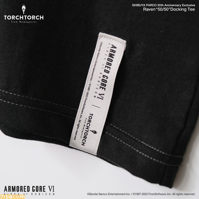 『アーマード・コア6』“TORCH TORCH”とのコラボTシャツが11/17に発売。渋谷PARCO50周年企画との連動アイテム、事前抽選が本日（11/9）より開始