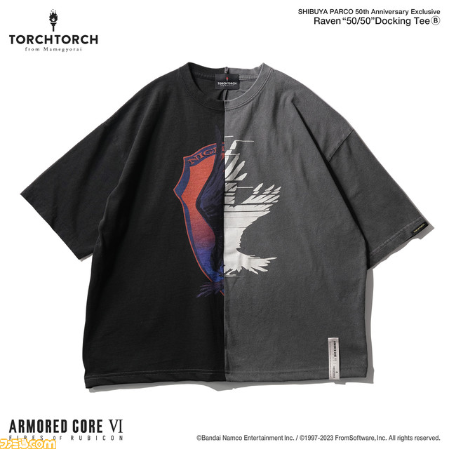 『アーマード・コア6』“TORCH TORCH”とのコラボTシャツが11/17に発売。渋谷PARCO50周年企画との連動アイテム、事前抽選が本日（11/9）より開始
