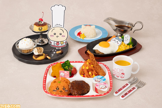 “ちいかわレストラン”オープンを記念したキャンペーンが11/16より開催。ギフトバッグやコースターのオリジナルノベルティがプレゼント