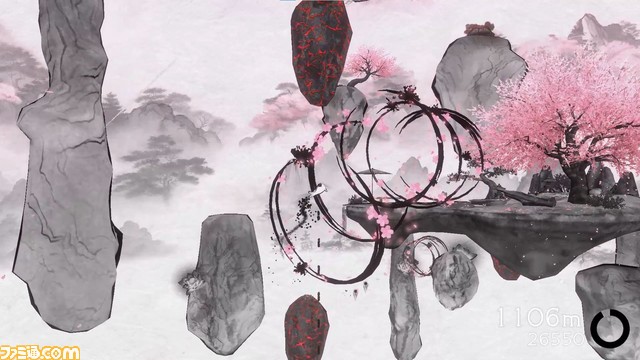 水墨山水画の世界を跳び回るリラックス禅アクション『点睛』Steamデモ版リリースのお知らせ