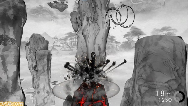 水墨山水画の世界を跳び回るリラックス禅アクション『点睛』Steamデモ版リリースのお知らせ