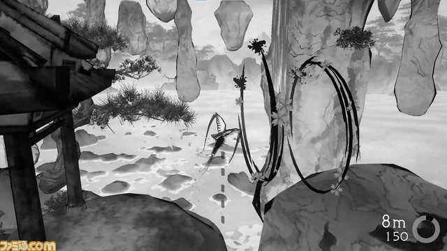 水墨山水画の世界を跳び回るリラックス禅アクション『点睛』Steamデモ版リリースのお知らせ