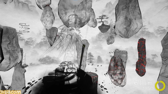 水墨山水画の世界を跳び回るリラックス禅アクション『点睛』Steamデモ版リリースのお知らせ