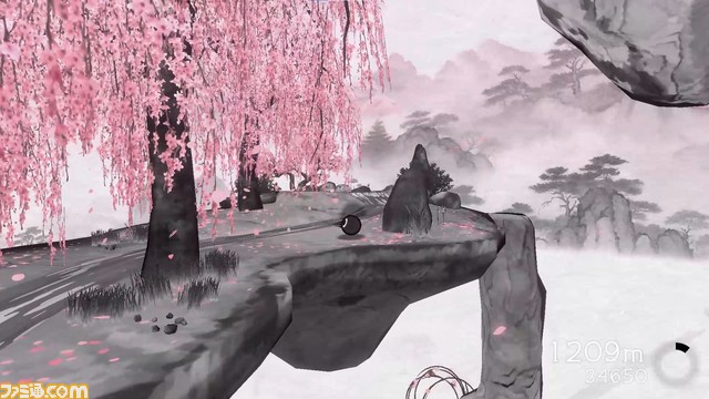 水墨山水画の世界を跳び回るリラックス禅アクション『点睛』Steamデモ版リリースのお知らせ