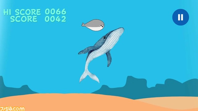 Switch版『泳げ!!サカバンバスピス!!~遠くまで泳ぎ続けよう~』11月21日発売。障害物を避けながら泳いでハイスコアを目指そう