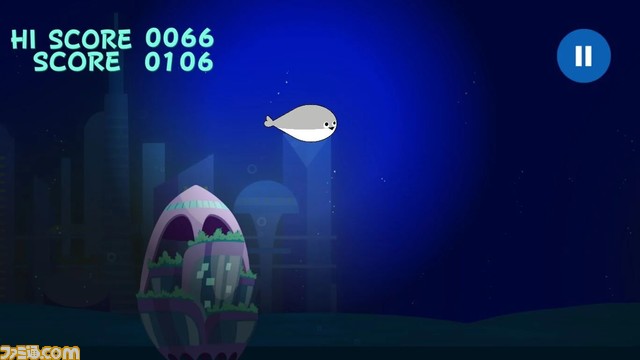 Switch版『泳げ!!サカバンバスピス!!~遠くまで泳ぎ続けよう~』11月21日発売。障害物を避けながら泳いでハイスコアを目指そう