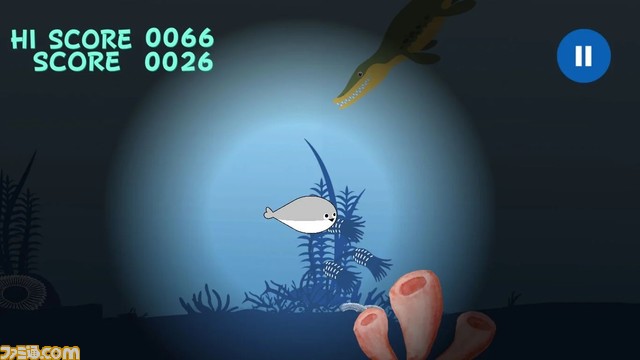 Switch版『泳げ!!サカバンバスピス!!~遠くまで泳ぎ続けよう~』11月21日発売。障害物を避けながら泳いでハイスコアを目指そう