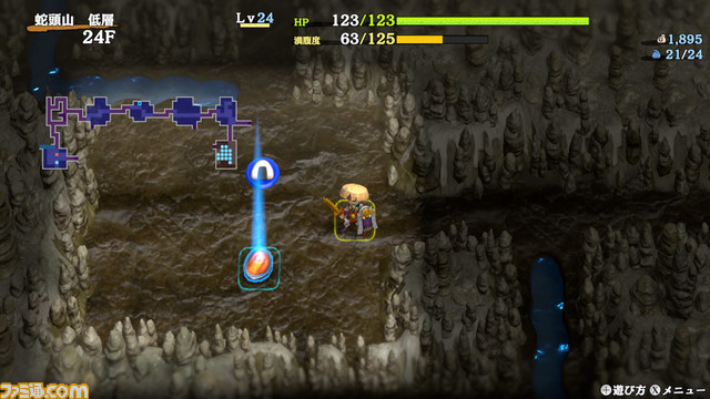 『風来のシレン6 とぐろ島探検録』シレンの満腹度が150以上になると“ドスコイ状態”に。攻撃力アップや罠無効化などメリット多め。ただしデメリットも