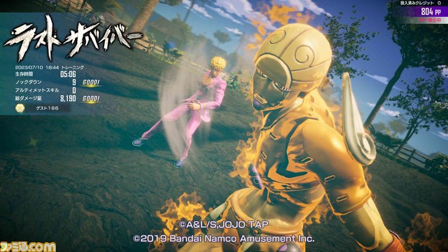 『ジョジョ ラストサバイバー』ダービーのコイン風缶バッジ目当てにバトロワゲー参戦。アブドゥルで燃やしながら逃げる非道戦法にドはまり【11/21キャンペーン開始】