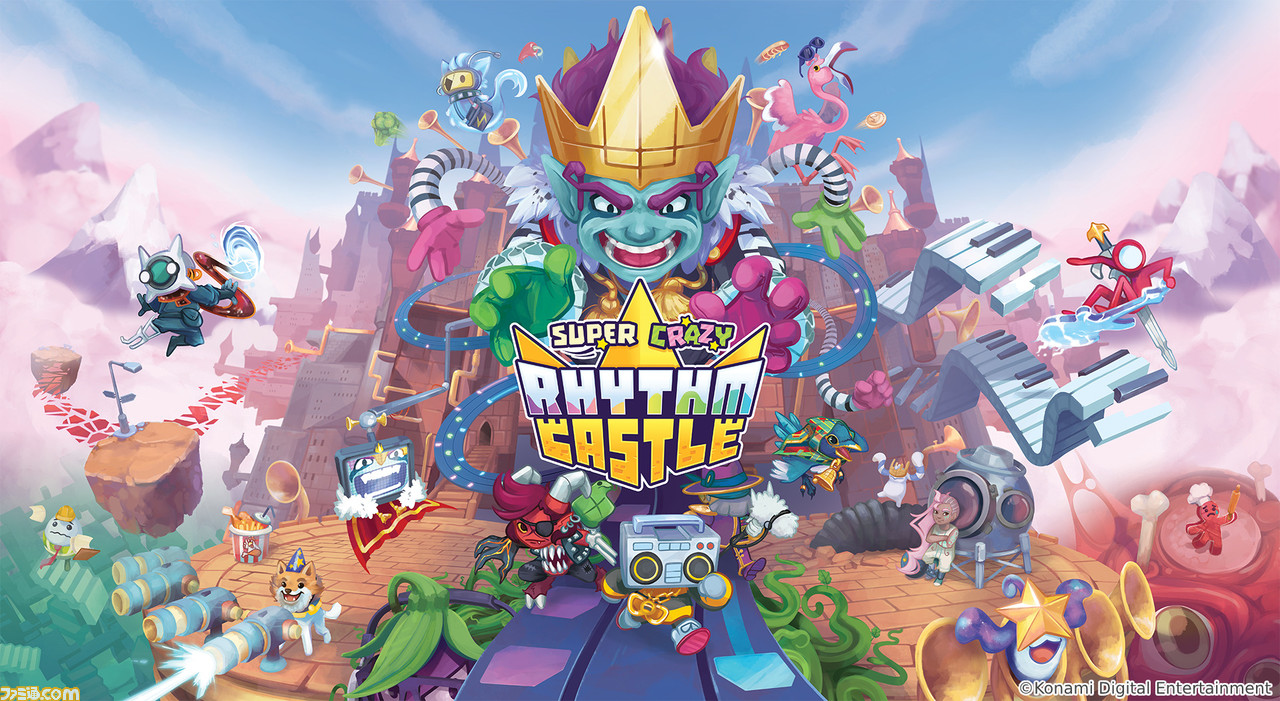 音ゲーとパズルでお城攻略『Super Crazy Rhythm Castle』本日（11/14