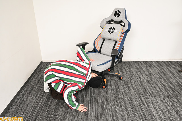 『スト6』ゲーミングチェアが登場、アケコンに便利な大きめサイズ。社長が『ストリートファイター』勢の関家具がカプコンと描く未来予想図【11月17日予約スタート】