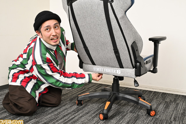 『スト6』ゲーミングチェアが登場、アケコンに便利な大きめサイズ。社長が『ストリートファイター』勢の関家具がカプコンと描く未来予想図【11月17日予約スタート】