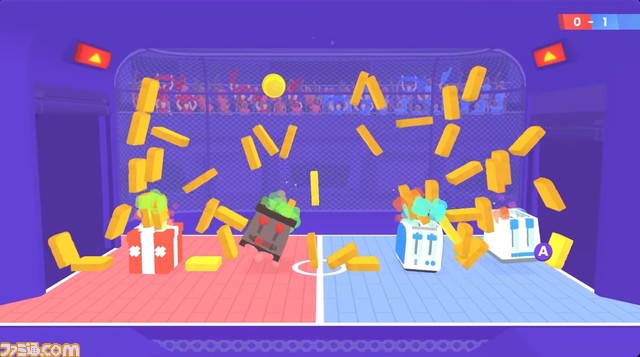 Switch『トースターボール』11月30日発売。トーストをぶちまけたり、ギミックに対応したりするトースター×サッカーな対戦ゲーム【Indie World】