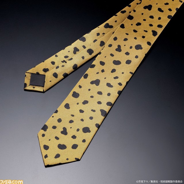 『呪術廻戦』七海建人のネクタイが商品化。唯一無二のデザインを設定に忠実に再現。シルク素材の本格仕様でビジネスシーンはもちろん、カジュアルな場面やパーティーでも使いやすいサイズ感