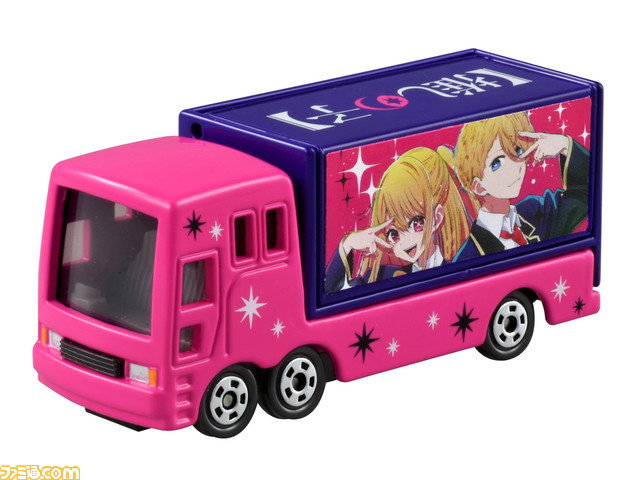 『【推しの子】』がリカちゃんとトミカに。ドリームトミカのコンサートトラックはB小町Ver.とアクア&ルビーVer.の2種が登場