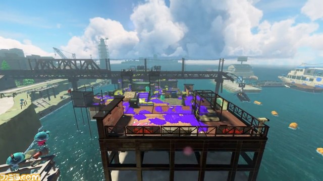 『スプラトゥーン3』新ステージ“バイガイ亭”&“ネギトロ炭鉱”が公開。巨大なラーメンと立体的に交差した構造が特徴的