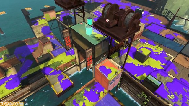 『スプラトゥーン3』新ステージ“バイガイ亭”&“ネギトロ炭鉱”が公開。巨大なラーメンと立体的に交差した構造が特徴的