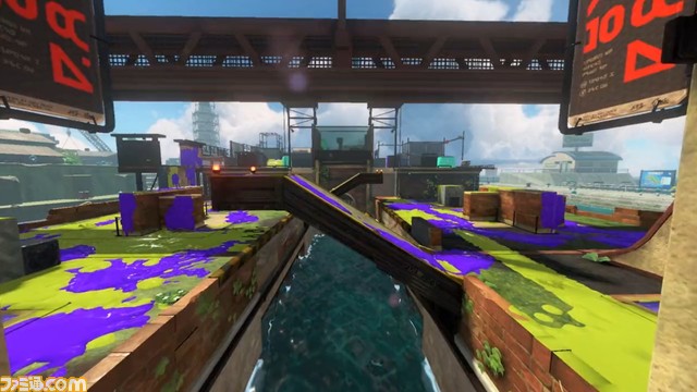 『スプラトゥーン3』新ステージ“バイガイ亭”&“ネギトロ炭鉱”が公開。巨大なラーメンと立体的に交差した構造が特徴的