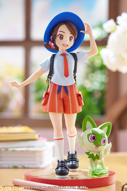 『ポケモンSV』アオイ&ニャオハがフィギュア化。パルデア地方への冒険に一歩踏みだす元気いっぱいなポージングで立体化