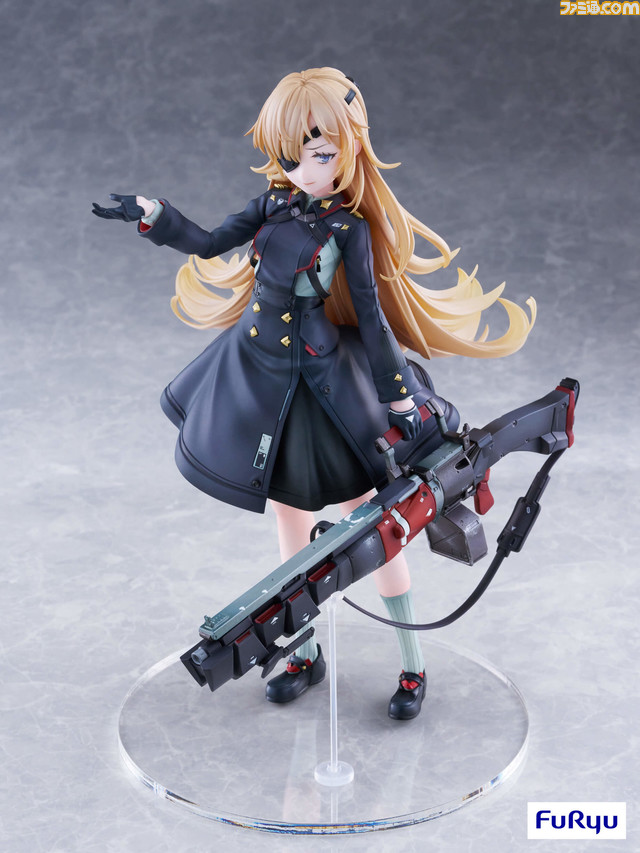 『NIKKE』ギロチンの1/7スケールフィギュアが予約開始。不敵な笑みの表情、衣装や眼帯などに描かれたロゴを丁寧に再現