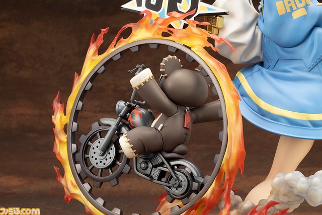 『ギルティギア ストライヴ』ブリジットのフィギュアが予約開始。覚醒必殺技“帰ってきたキルマシーン”をド派手に再現