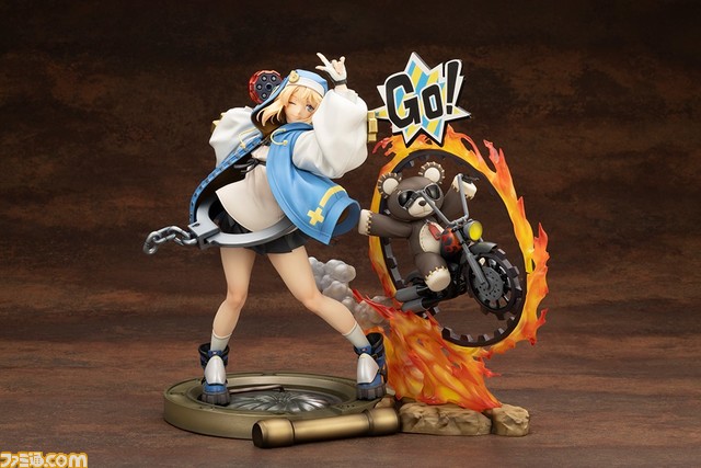『ギルティギア ストライヴ』ブリジットのフィギュアが予約開始。覚醒必殺技“帰ってきたキルマシーン”をド派手に再現