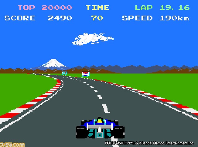 【アケアカ】レースゲーム『ポールポジションII』がSwitch/PS4で12月7日配信。4つのコースを疾走し、好タイムを叩き出せ