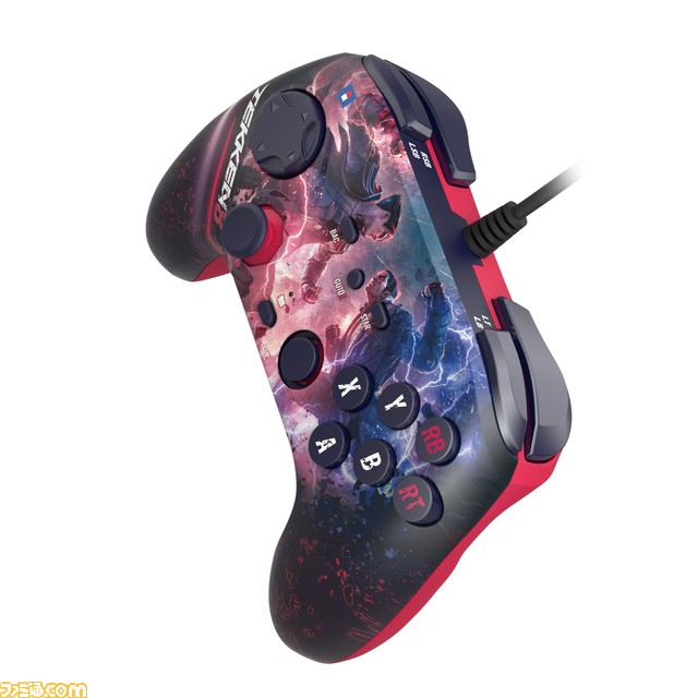 ホリ】『鉄拳8』デザインのコントローラー、PS5対応モデルの