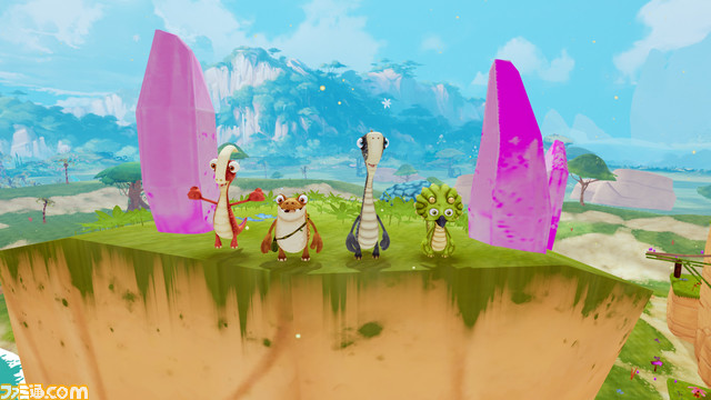 Switch版『ギガントサウルス ザ・ゲーム』発売開始。チビっ子恐竜たちが白亜紀の大自然を駆け回る3Dアドベンチャー