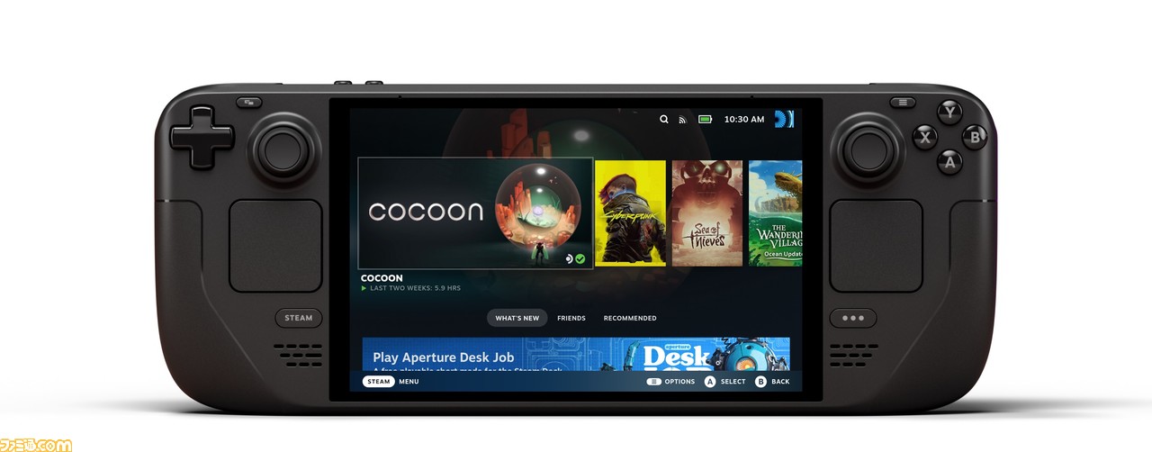 ポータブルゲーミングPC“Steam Deck OLED”が日本上陸。12/12より ポータブルゲーミングPC“Steam Deck OLED”が日本上陸。12/12より