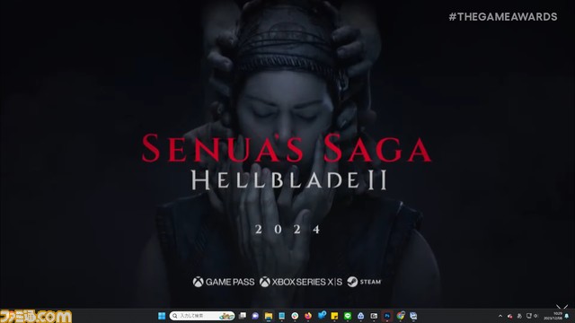 『Senua's Saga: Hellblade II』が2024年に発売決定。発売日からXbox Game Pass対応に【The Game Awards 2023】