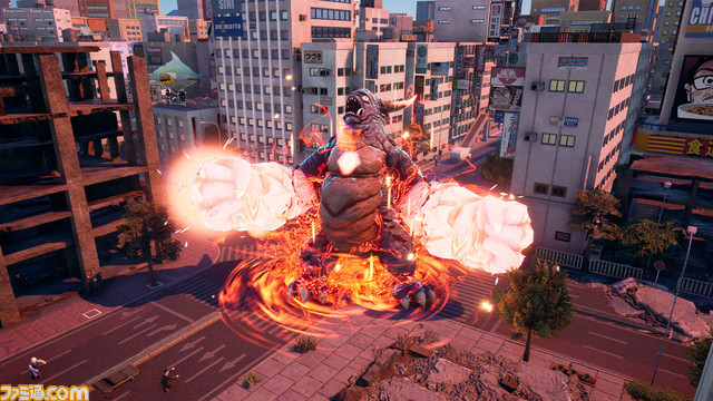 【無料】『GIGABASH』PC版がEpic Gamesストアで配布。巨大ヒーローと大怪獣がハチャメチャの大乱闘