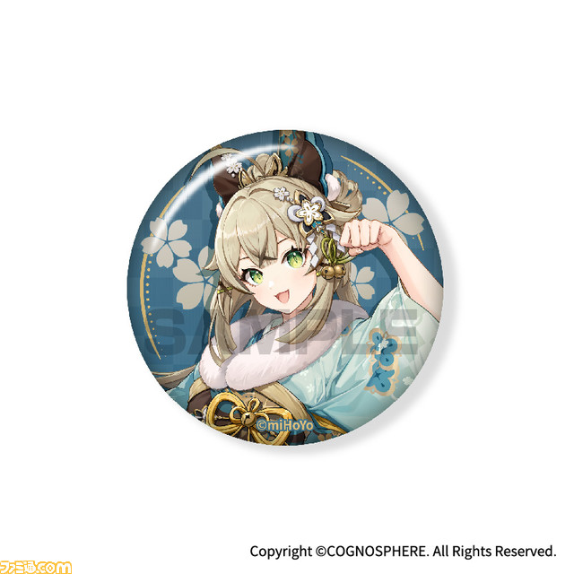 『原神』綺良々の年賀状やフレーム切手が登場。アクスタ、缶バッジなどとあわせて12月10日より郵便局のネットショップで予約開始