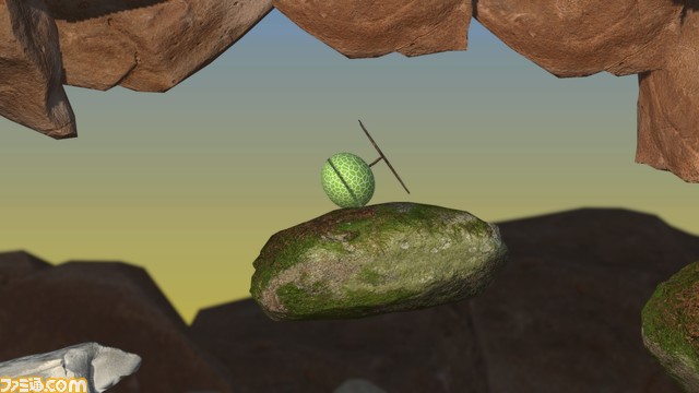 メロン男が跳ねる高難易度登山ゲー『Peeking at the Peak』が12月15日にSteamで配信。サザエさんのOPを彷彿とさせる飛び出しかたがツボ