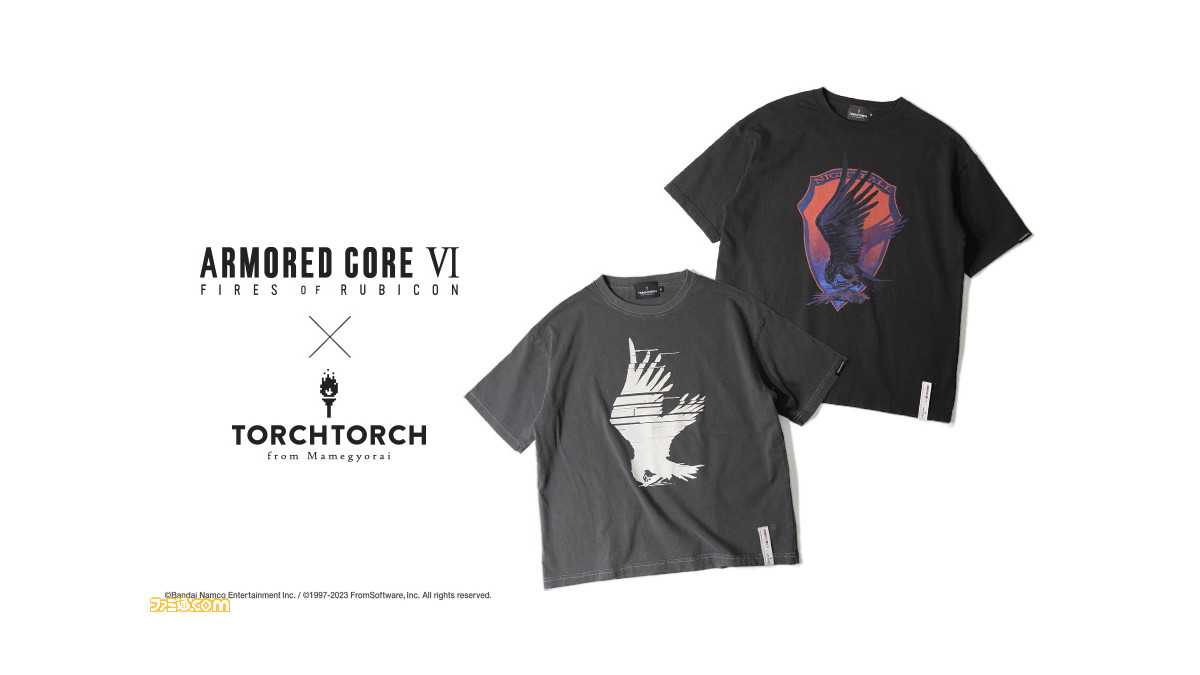 アーマード・コア6』新作Tシャツ2種が本日（12/12）から受注