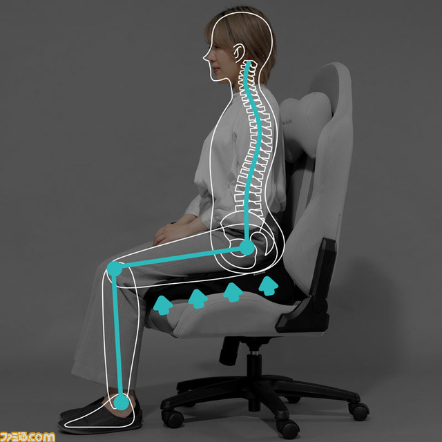 長時間作業に最適！ 傾斜しているゲーミング座布団が発売。骨盤を立てた座り姿勢をサポートする構造になっており、逆向きに使えば腰痛の原因となる”仙骨座り”の予防も