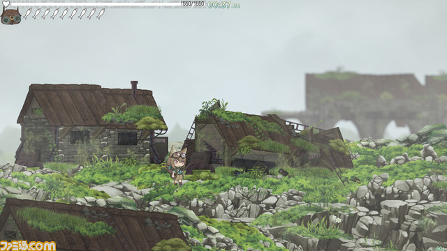 ネコミミ冒険者の2D探検アクション『遺跡島と旅するねこまた』Steamページが公開。幻想的な民族音楽をバックに森に埋もれた遺跡や廃墟を巡る