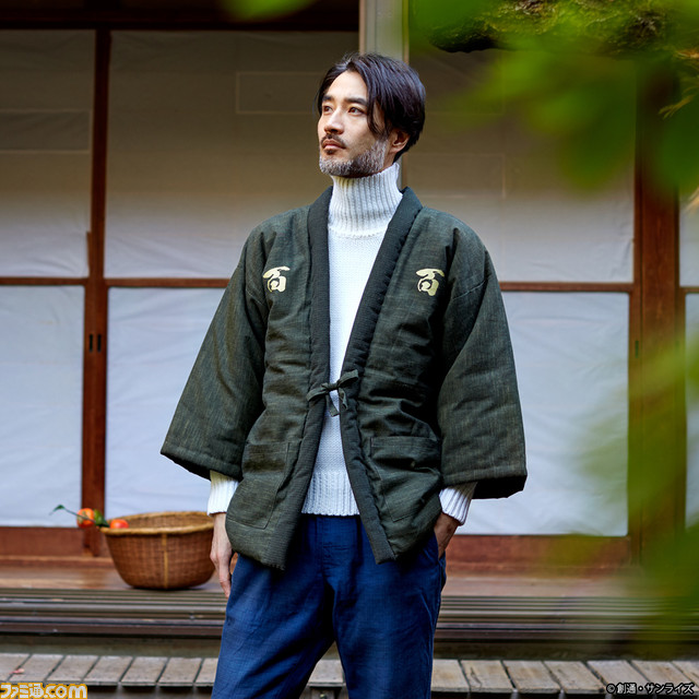 『Zガンダム』宮田織物とのコラボ半纏が12月16日より発売。背中には筆絵で描かれたZガンダム、キュベレイ、百式がデザイン