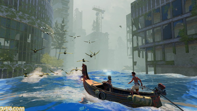 『ミクと水没都市 廃墟の謎』PS4、PS5で発売。水没した美しい都市遺跡をめぐる、“戦闘がない”アクションアドベンチャー