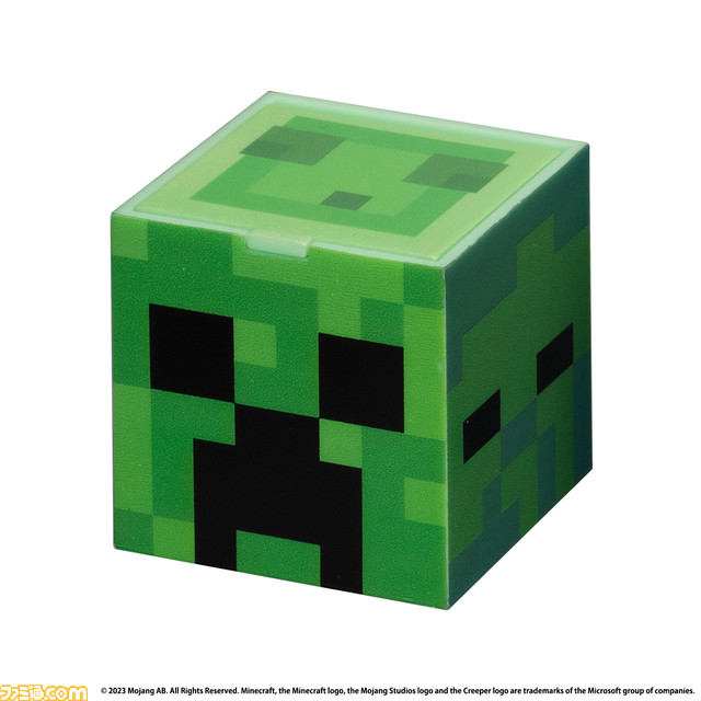 『マイクラ』ブロックがガシャポンに登場。小物を収納できる約46ミリのミニチェスト、12月第4週より全国のカプセルトイ自販機にて順次発売