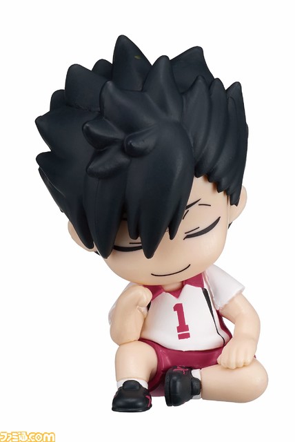 『ハイキュー!!』セカンドユニフォーム姿の日向、影山、孤爪、黒尾が“肩ズンFig.”に登場。2024年1月上旬よりカプセル自販機にて発売