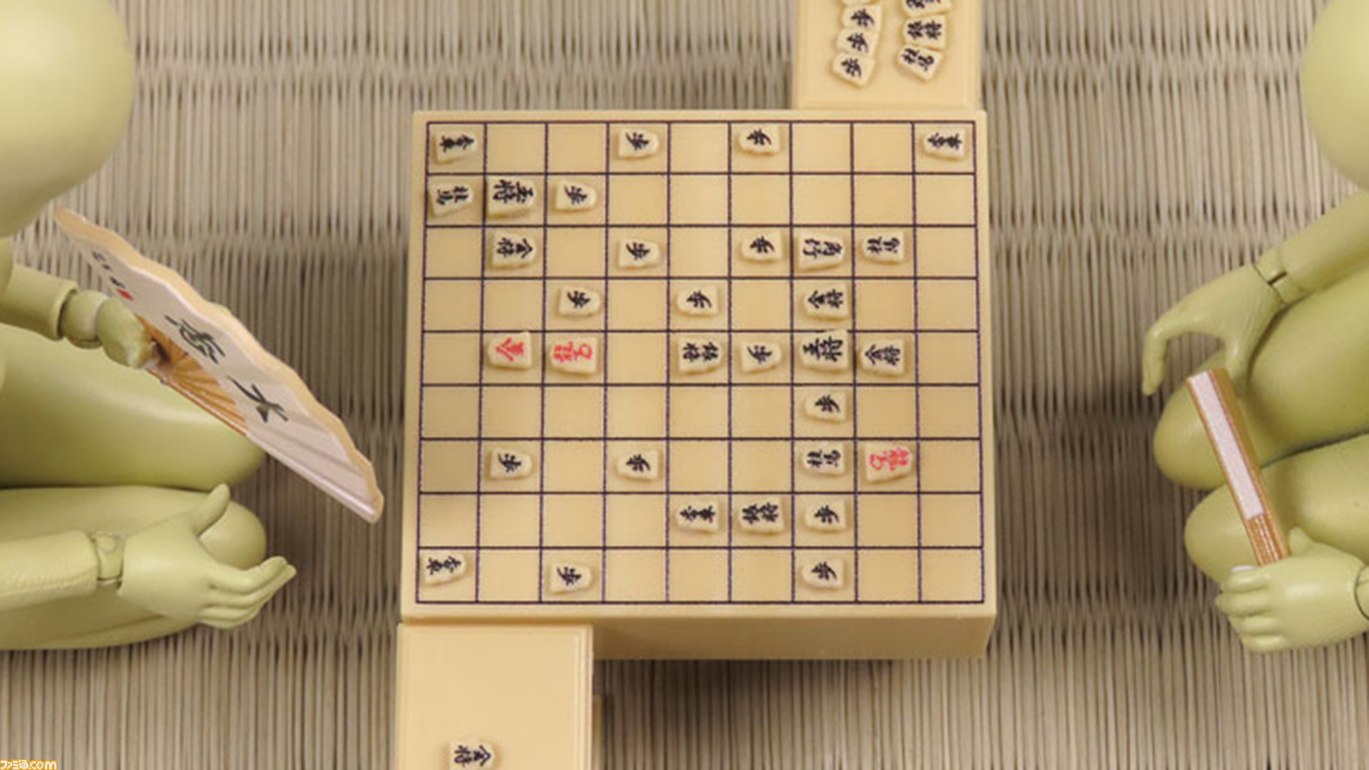 12分の1サイズ“将棋盤フィギュア”が登場。駒の裏面もばっちり再現