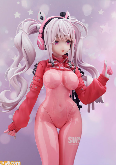 『NIKKE』アリスが愛らしい表情でスケールフィギュア化。ふわりと広がるツインテールや艶のあるボディスーツなど、各部の質感のこだわりに注目