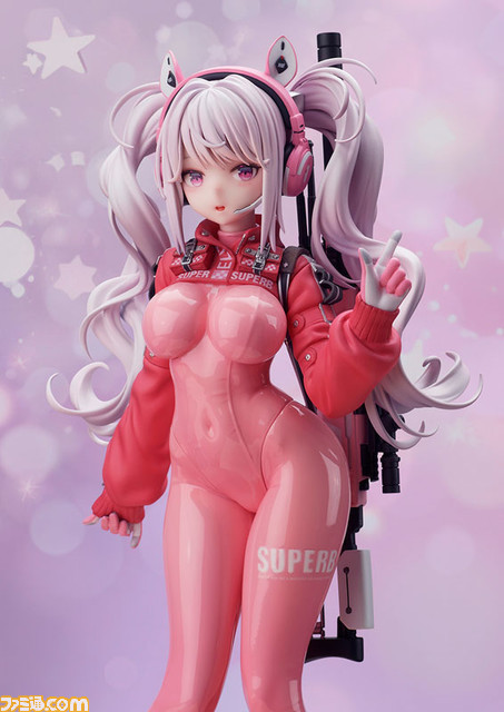 『NIKKE』アリスが愛らしい表情でスケールフィギュア化。ふわりと広がるツインテールや艶のあるボディスーツなど、各部の質感のこだわりに注目