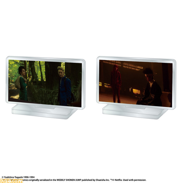 【Netflix】実写ドラマ『幽遊白書』アクスタがガシャポンに登場。幽助、蔵馬、飛影らキャストのビジュアルや劇中シーンをデザイン